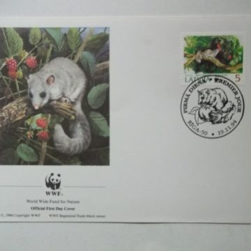 World Wide Fund For Nature LATVHA (3) (Foreign First day cover)