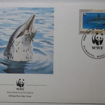 World Wide Fund For Nature PLYMOUTH MONTSERRAT (4) (Foreign First day cover)