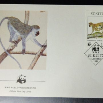 World Wide Fund For Nature ST KITTS (4) (Foreign First day cover)
