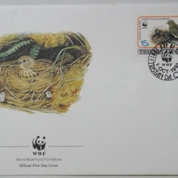 World Wide Fund For Nature TRISTAN DA CUNHA (4) (Foreign First day cover)