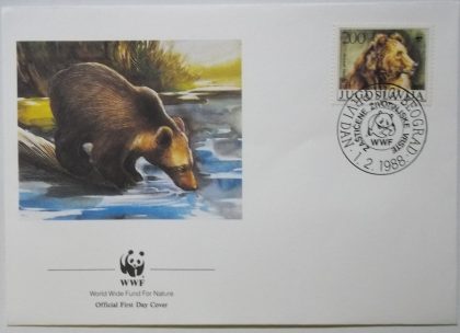 World Wide Fund For Nature ZASTICENE ZIVOTINJSKE VRSTE (3) (Foreign First day cover)