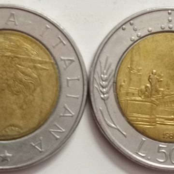 ITALY 500 LIRE 1989 (used)