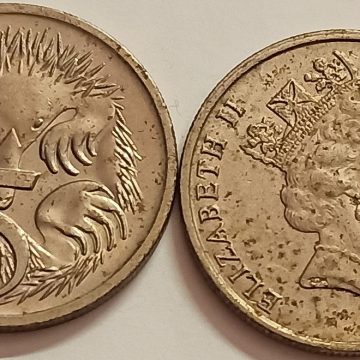 AUS_1994_5 Cent (used)
