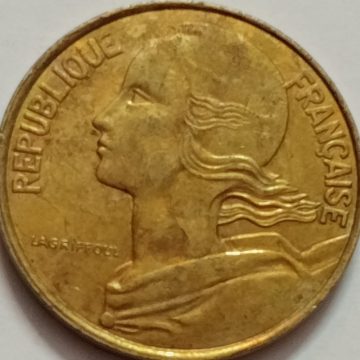 10 Centimes 1997 Liberte Egalite Fraternite (used)