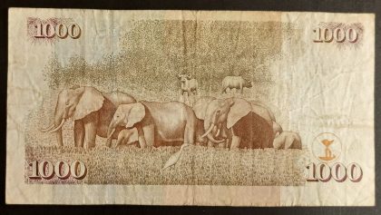 Kenya 1000 Shillings (Used) - Image 2