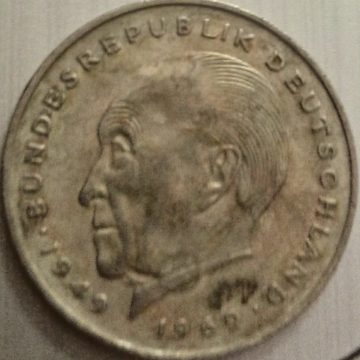 GERMANY 2 MARK 1969(USED)