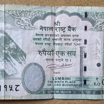 Nepal Currency 100 Rupees (Used)