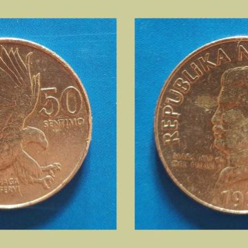 PILIPINAS 50 SENTIMOS 1990(used)