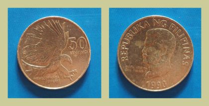 PILIPINAS 50 SENTIMOS 1990(used)