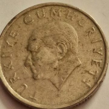 Turkey 10 Bin Lira Coin 1998