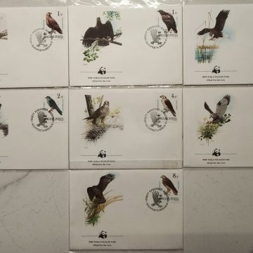 World Wide Fund For Nature Magyar posta Eagles 1983 Set of 7 (Foreign FDC)