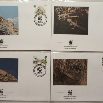World Wide Fund For Nature Newzealand Tuatara Reptiles 1991 Set of 4 (Foreign FDC)