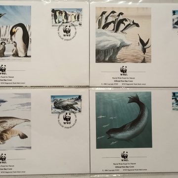 World Wide Fund For Nature British Antartic Territory 1992 Set of 4 (Foreign FDC)