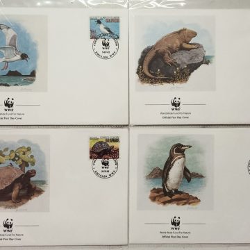 World Wide Fund For Nature Ecuador Galapagos 1992 Set of 4 (Foreign FDC)
