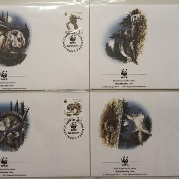 World Wide Fund For Nature Estonia Flying Squirrel 1994 Set of 4 (Foreign FDC)