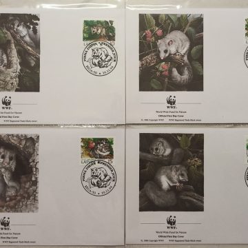 World Wide Fund For Nature Latvija Edible Dormouse Rodents 1994 Set of 4 (Foreign FDC)