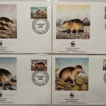World Wide Fund For Nature Republica Dominicana Solenodon 1994 Set of 4 (Foreign FDC)