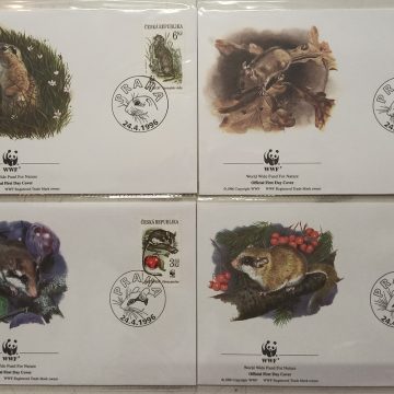 World Wide Fund For Nature Cesta Republicka Rodent 1996 Set of 4 (Foreign FDC)