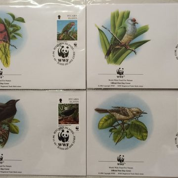World Wide Fund For Nature Pitcairn Islands Birds 1996 Set of 4 (Foreign FDC)