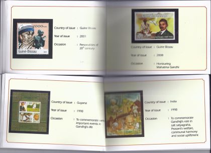 Mahatma Through Stamps- Issued by Postal Department 51 Pages (Book) - Image 4