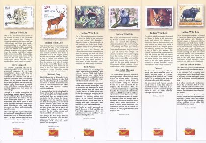 Bookmarks Depicting Stamps Wild Life, Theme - Image 3
