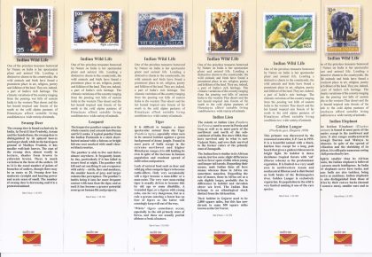 Bookmarks Depicting Stamps Wild Life, Theme - Image 2