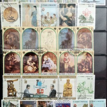 Mixed used Stamps of S.Tom E Principe set of 32 (Foreign Stamp)