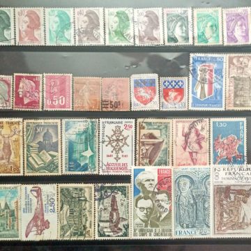 Used Stamps of France set of 32 (Foreign Stamp)