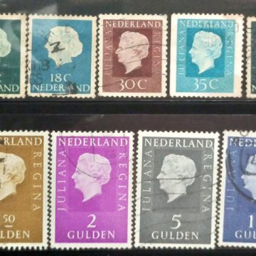Used Stamps of Nederland set of 16 (Foreign Stamp)
