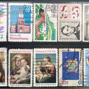 Used Stamps of USA set of 14 (Foreign Stamp)