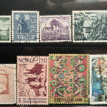 Used Stamps of Norge set of 16 (Foreign Stamp)