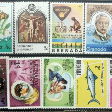 Used Stamps of Grenada set of 13 (Foreign Stamp)