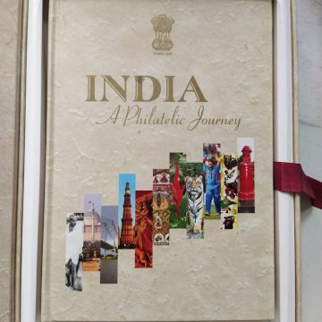 India a Philatelic Journey (Coffee Table Book) Presentation Pack