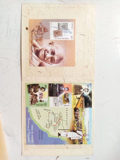 India Postage Stamps (Philately Day & Centenary of Satyagraha M.S.) Presentation Pack - Image 2