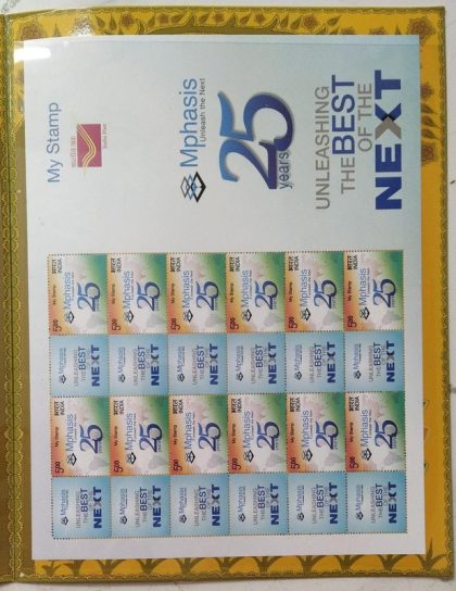 Mphasis (Unleash The Next) 25 Years (My Stamp) Presentation Pack - Image 2