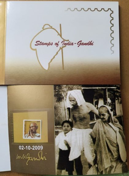 Stamps of India-Gandhi (Book let) Presentation Pack - Image 2