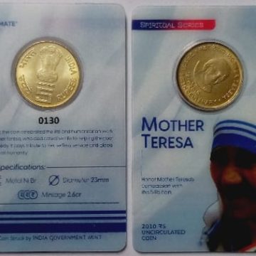 Mother Teresa ATM card Rs.5