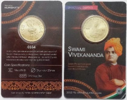 150 Anniversary of Swami Vivekannda ATM card Rs.5