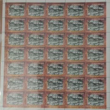 1942 75th anniv.of Freedom movement -  Rs.5 - MNH (Stamp Full Sheets - 35 stamps)