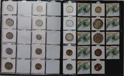 All Type OF Indian Coins Released Since 1950 (One Coin Each )Total OF 90 Coins Including  Silver Coins (UNC & Used SET) - Image 3