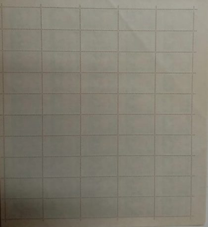 Definitive 6th Series Oranges 3.25p (Stamp Full Sheet) - 100 Stamps - Image 2