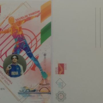Paris 2024 Summer Olympics Pride OF India (Neeraj Chopra -Silver Medalist Javelin Throw)Maxi Card