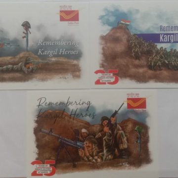 25 Years OF Kargil Vijay Diwas Set OF 3 Picture Maxi Card