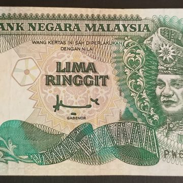 Malaysia Currency 5 Ringgit (Used)