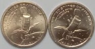American Innovation Dollar Coin The Hubble -Telescope -Maryland 'P&D'Mint