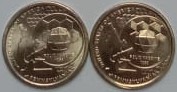 American Innovation Dollar Coin Polio Vaccine -Pennsylvania  'P&D'Mint