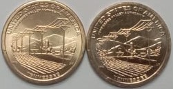 American Innovation Dollar Coin Tennesse Valley Authority - Tennesse 'P&D'Mint