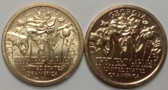 American Innovation Dollar Coin Trustees Garden -Georgia  'P&D'Mint