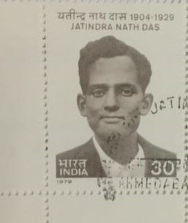 Jatindra Nath Das. Personality, Freedom Fighter, Revolutionary, 30 P.  Used Stamp