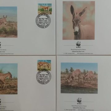 World Wide Fund For Nature Khartoum Sudan 1994 et of 4 (Foreign FDC)